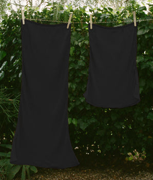 MINI SKIRT SLIP -- BLACK