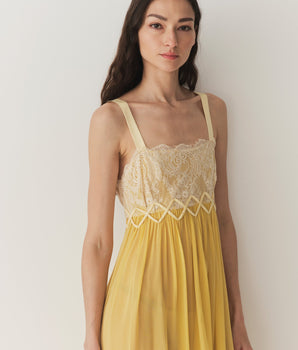 ANALIA DRESS -- DANDELION YELLOW