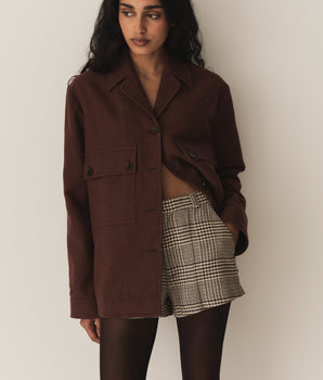 CLIFTON JACKET -- RUST UMBER