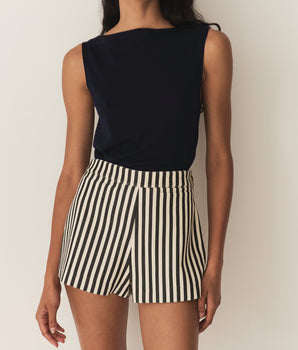 THORA SHORT -- LISBON STRIPE