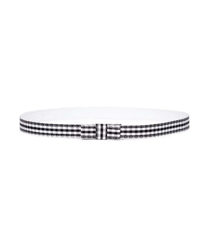 JUNIE BOW BELT -- GINGHAM