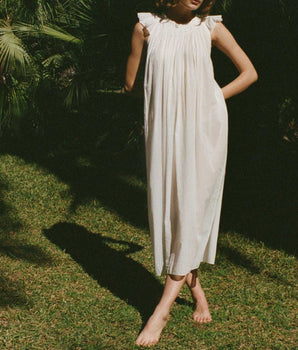 LOVISA NIGHTGOWN -- SALT