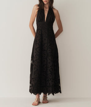 MARIZA DRESS -- BLACK