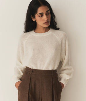 MARSENA SWEATER -- IVORY