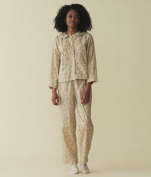 PAZ PAJAMA -- CHRYSANTHEMUM SKY FLORAL