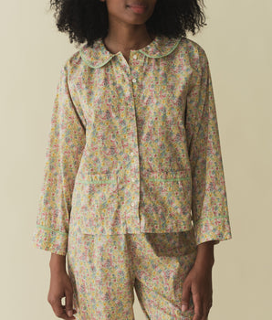 PAZ PAJAMA -- CHRYSANTHEMUM SKY FLORAL