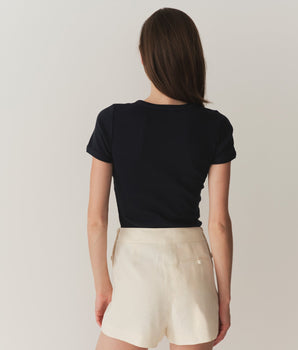 VIVI TEE -- NAVY